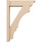 Ekena Millwork 5 1/2-in W x 18-in D x 26-in H Balboa Trad Rough Cedar Woodgrain TimberThane Outlooker, Primed Tan OUTUR055X18X26BOA04RCPR - alternate 4